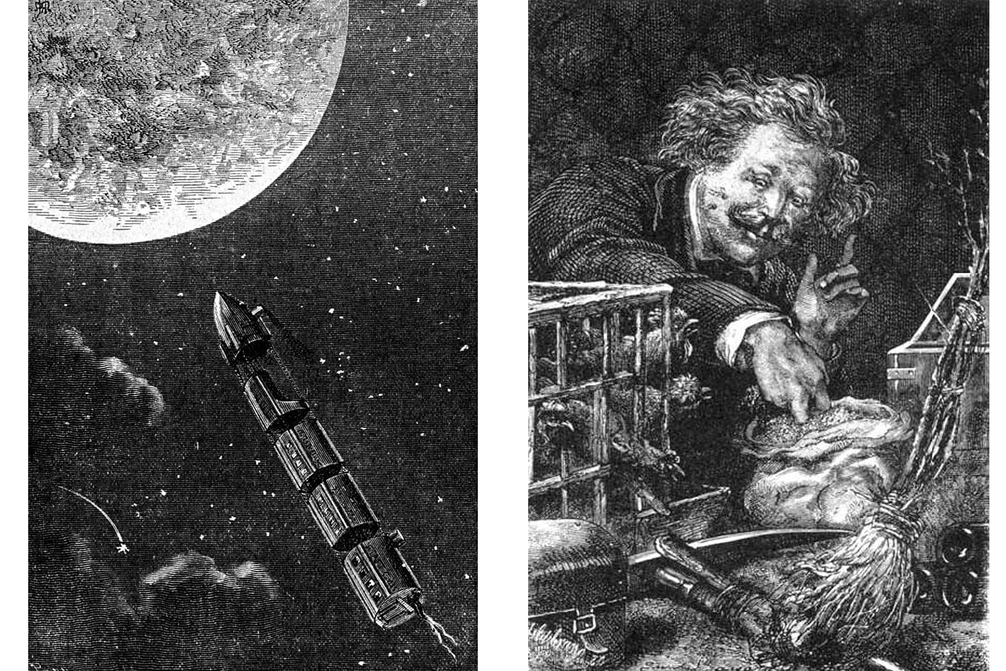 Ilustraciones de las ediciones originales de las obras de Julio Verne